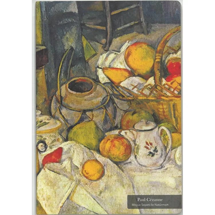 PAPİRÜS TUVAL TERZİ DİKİŞ KARTON KAPAK 16X23 56YP. ÇİZGİLİ DEFTER