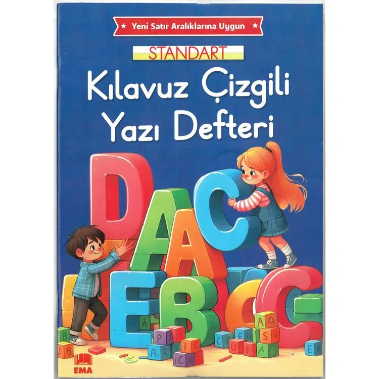 EMA STANDART KILAVUZ ÇİZGİLİ GÜZEL YAZI DEFTERİ A4 24 YP.