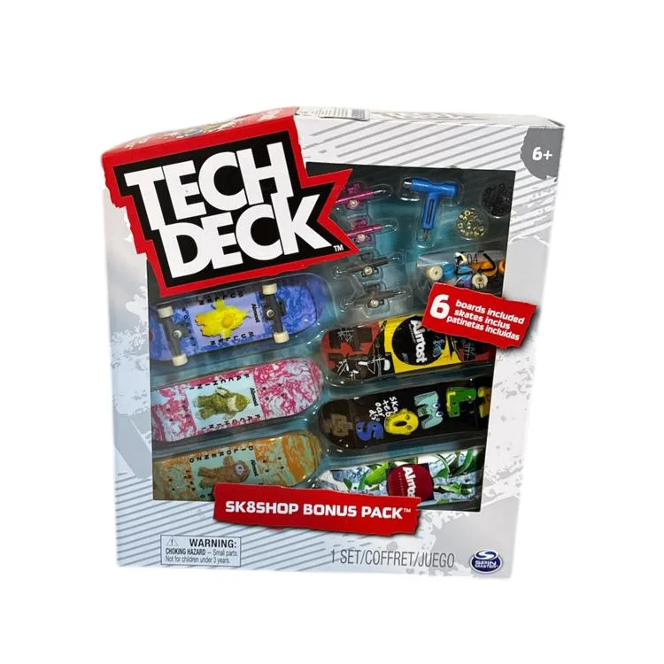TECH DECK MİNİ PARMAK KAYKAY 6'LI 1 SET SPM-6028845