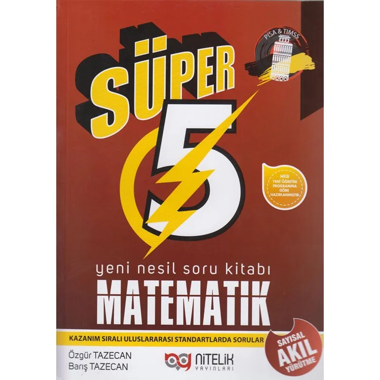 NİTELİK 5. SINIF YENİ NESİL SÜPER MATEMATİK SORU KİTABI