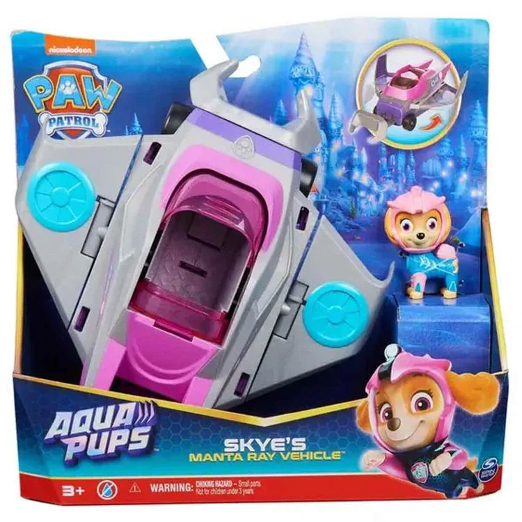 SPIN MASTER 6065229 PAW PATROL AQUA PUPS TEMALI ARAÇ FİGÜRLÜ OYUN SETİ