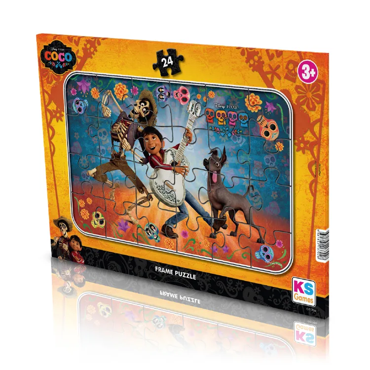 KS GAMES CO 704 DISNEY PIXAR COCO FRAME YAPBOZ/PUZZLE 24 PARÇA 3+
