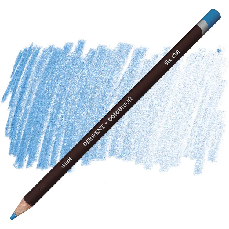 DERWENT COLOURSOFT - YUMUŞAK KURUBOYA KALEMİ- BLUE C330