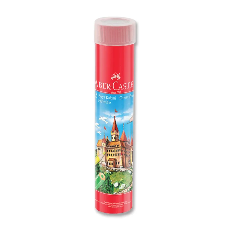 FABER CASTELL REDLINE METAL TÜP KURU BOYA 12 RENK
