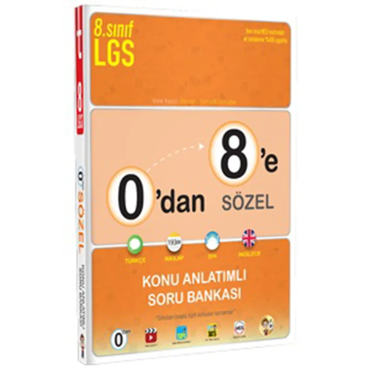 TONGUÇ 0'DAN 8'E SÖZEL KONU ANLATIMLI SORU BANKASI