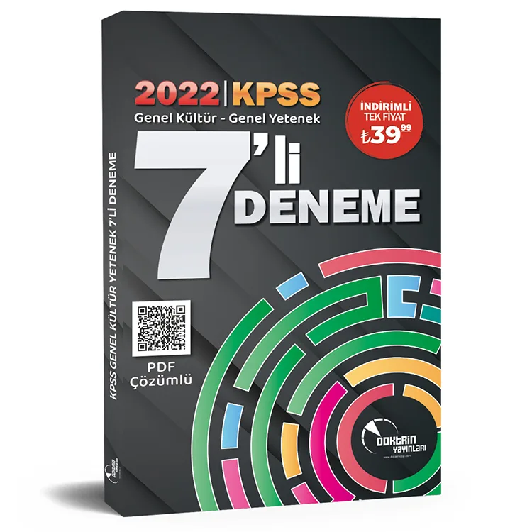 DOKTRİN 2022 KPSS GENEL KÜLTÜR-GENEL YETENEK 7'Lİ DENEME SINAVI