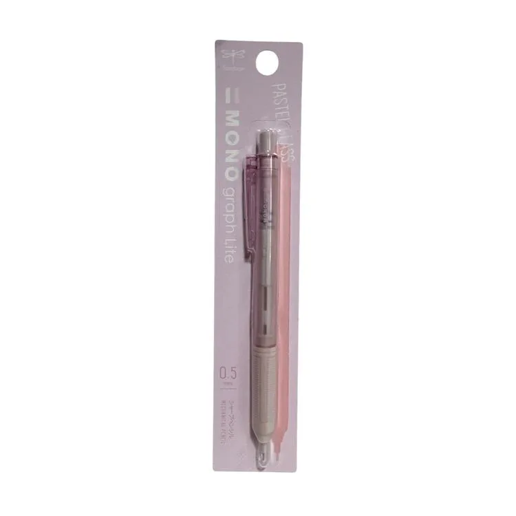 TOMBOW MONO GRAPH MEKANİK KURŞUN KALEM 0.5MM LITE PASTEL GLASS- CAM PEMBE XCSH-MGL807LPK
