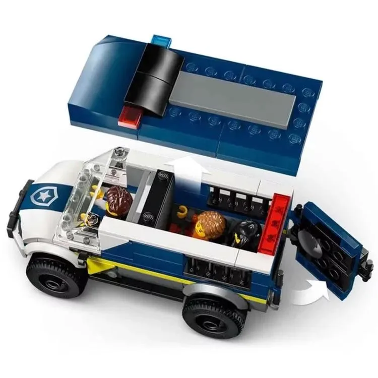 LEGO CITY 60479 POLİS MAHKUM TUTUKLU NAKİL ARACI 198 PARÇA 6+
