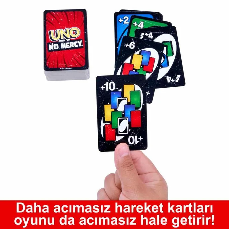 MATTEL HWV18 UNO NO MERCY KART OYUNU +7