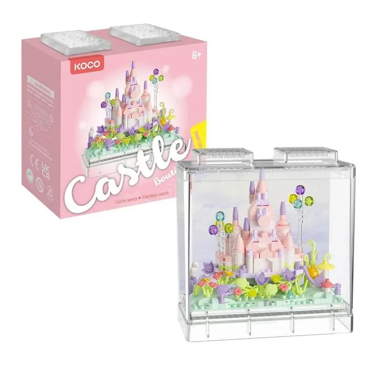 SUNMAN KOCO NO.02074 CASTLE BOUTIQUE RÜYA KALE LEGO YAPIM SETİ 412 PARÇA 6+
