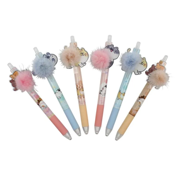 CEM DOLPHIN CF-3123 HAIRBALL GENIE PONPON KEDİ FİGÜRLÜ VERSATİL KALEM 0.7mm.