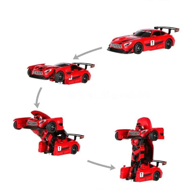 SUNMAN 74820 RASTAR 1:14 ROBOTA DÖNÜŞEBİLEN MERCEDES AMG GT3 U/K SESLİ IŞIKLI ARABA