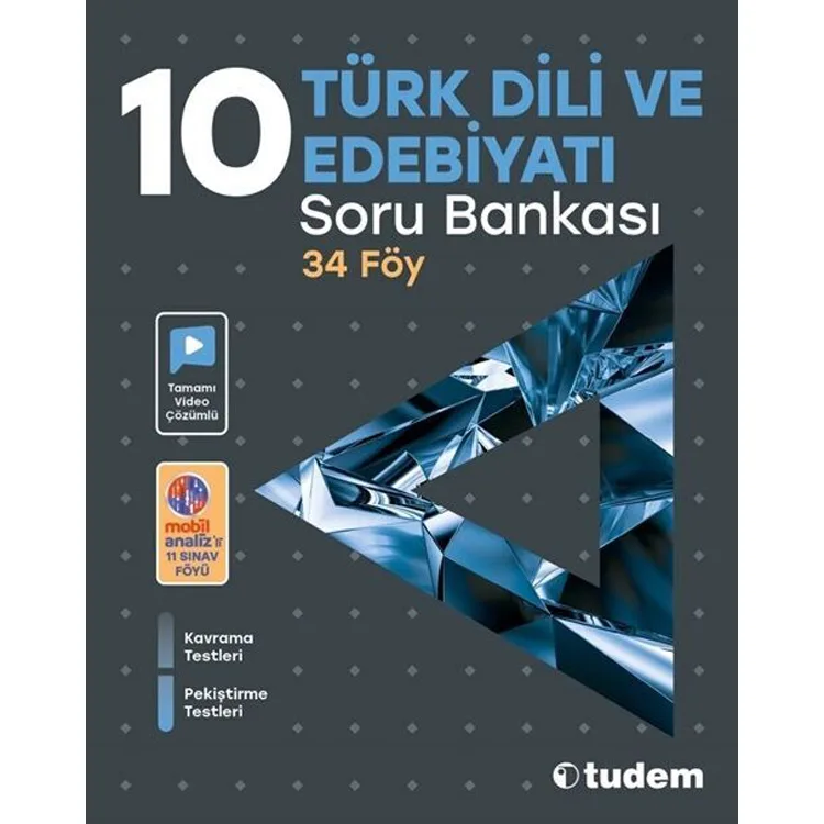 TUDEM 10.SINIF TÜRK DİLİ VE EDEBİYATI SORU BANKASI 34 FÖY
