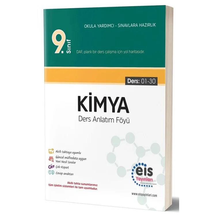 EİS 9. SINIF KİMYA DERS ANLATIM FÖYÜ