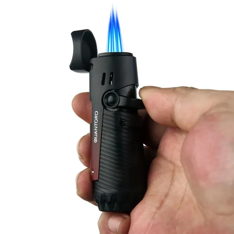 QUANTORO MGM04-9 DELİCİLİ İĞNELİ ÜÇ TORCH – JET ALEV ÇAKMAK – FÜME