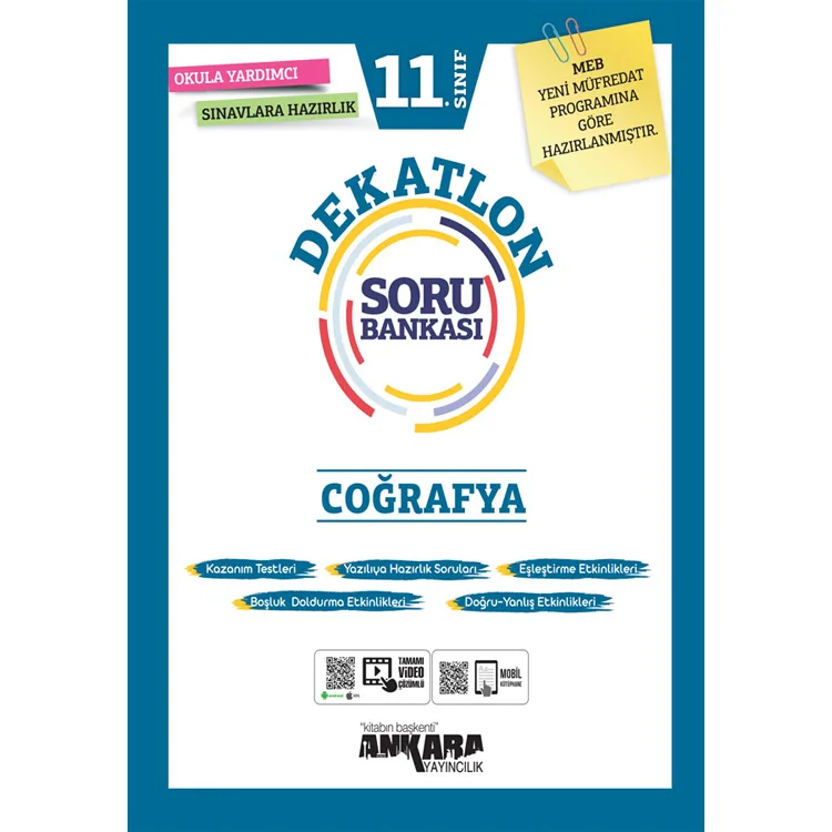 ANKARA 11.SINIF COĞRAFYA DEKATLON SORU BANKASI