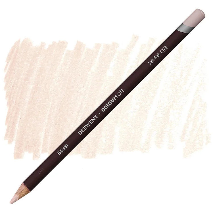 DERWENT COLOURSOFT - YUMUŞAK KURUBOYA KALEMİ- SOFT PINK C170