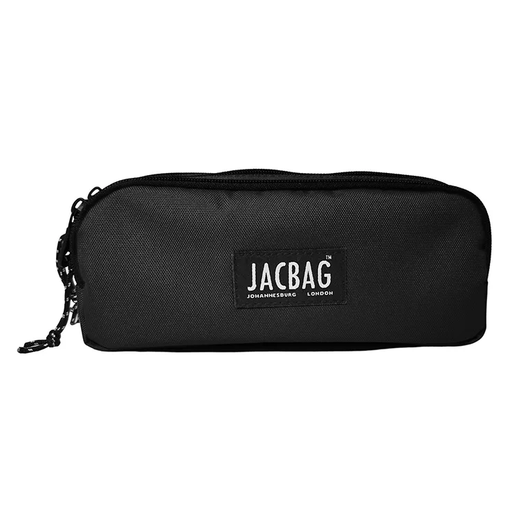 JACBAG TRIPLE JAC-33 ÜÇ BÖLMELİ KALEM ÇANTASI SİYAH