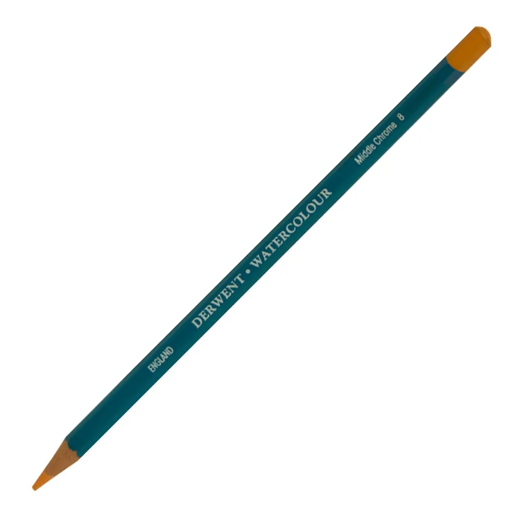 DERWENT NEW WATERCOLOUR PENCIL- SULUBOYA KALEMİ- MIDDIE CHROME 8