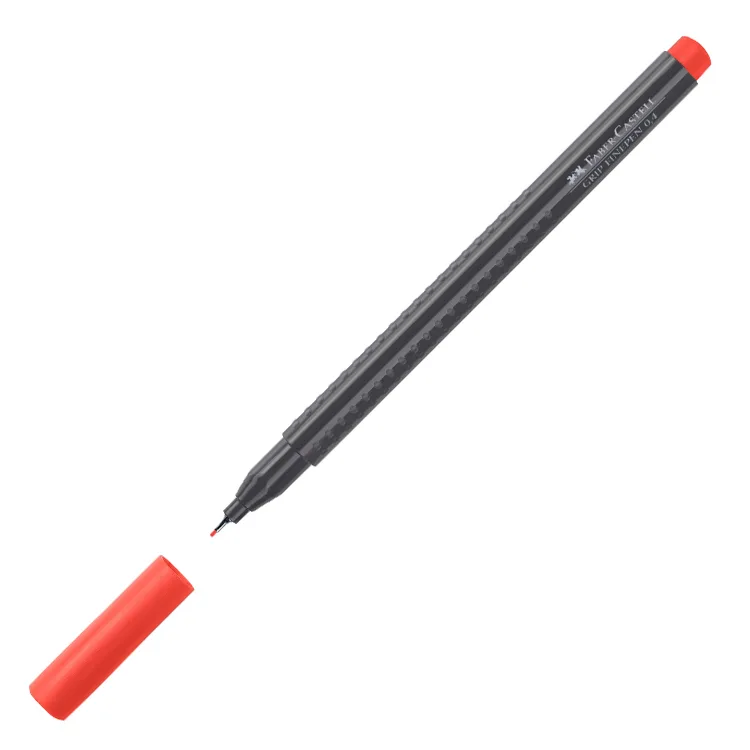FABER CASTELL GRİP FİNEPEN 0.4mm. KIRMIZI