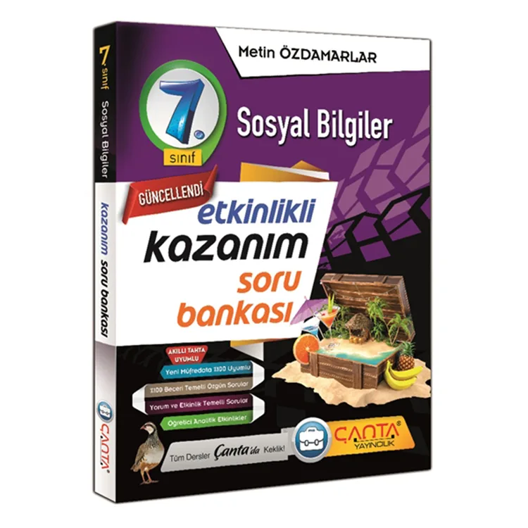 ÇANTA 7. SINIF KAZANIM SOSYAL BILGILER SORU BANKASI - 2025 MÜFREDAT
