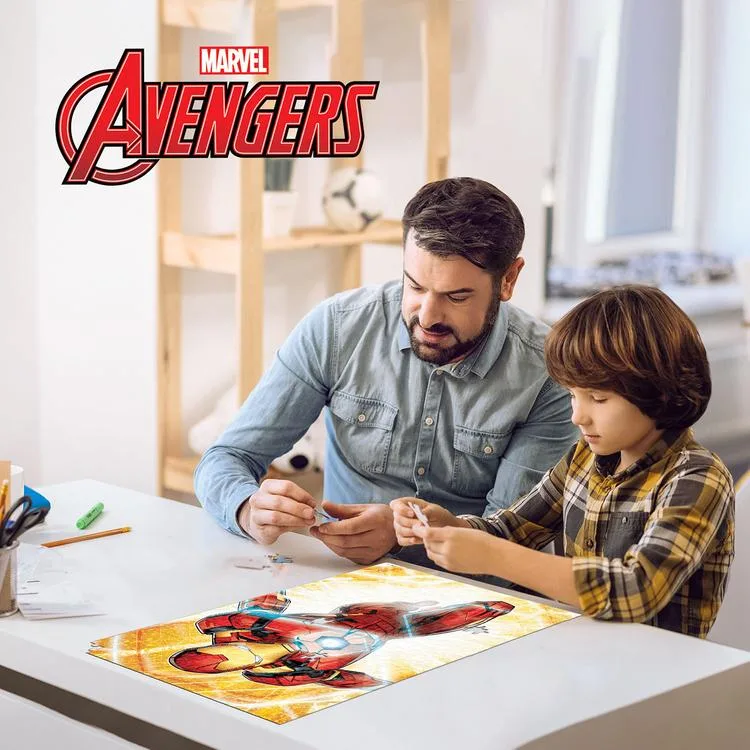 NECOTOYS 35585 IRON MAN 300 PARÇA METAL KUTU 3D PUZZLE