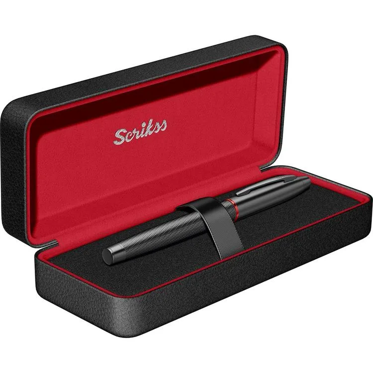 SCRIKSS 35 ROLLER KALEM MAT SİYAH LÜKS KUTUDA