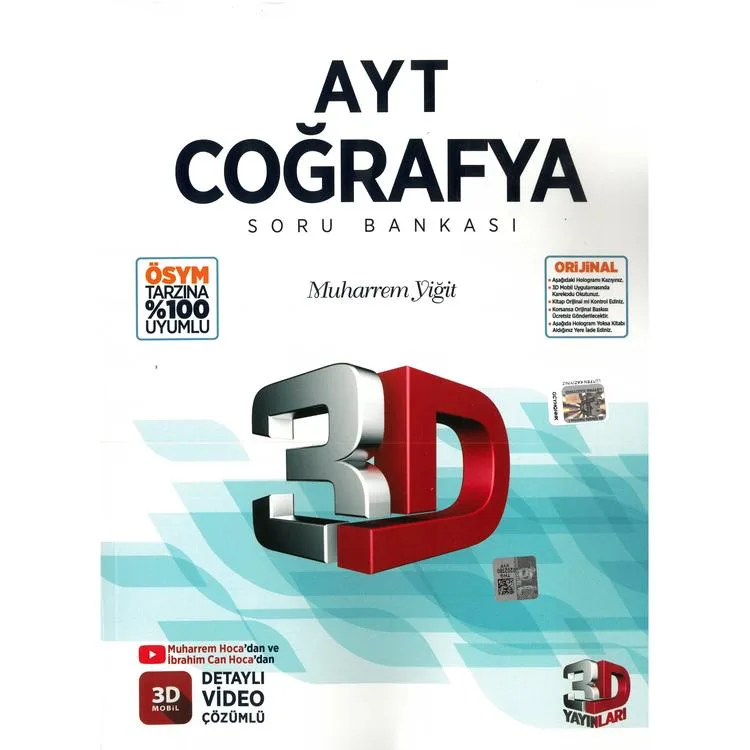 3D AYT COĞRAFYA SORU BANKASI
