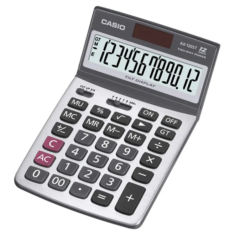 CASIO AX-120ST 12 HANE HESAP MAKİNESİ