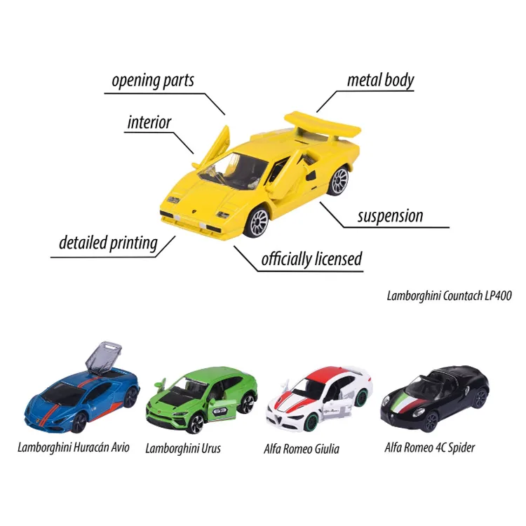 SİMBA MAJORETTE 2053178 DREAMS CARS İTALY 5'Lİ ARABA SETİ