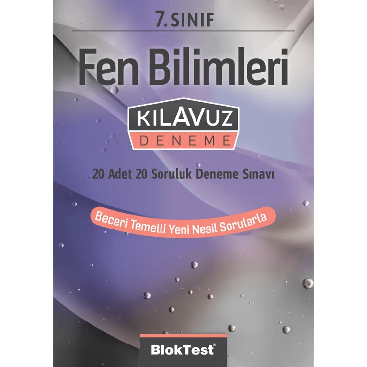 BLOKTEST 7.SINIF FEN BİLİMLERİ KILAVUZ DENEME 20'Lİ - 2025 MÜFREDAT