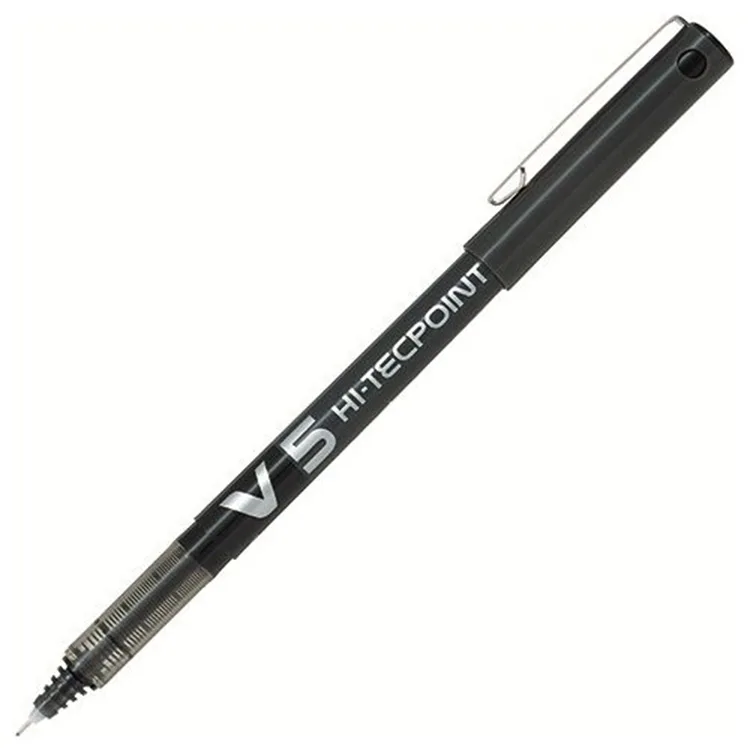 PİLOT V5 HI-TECHPOINT SİYAH KALEM (J)