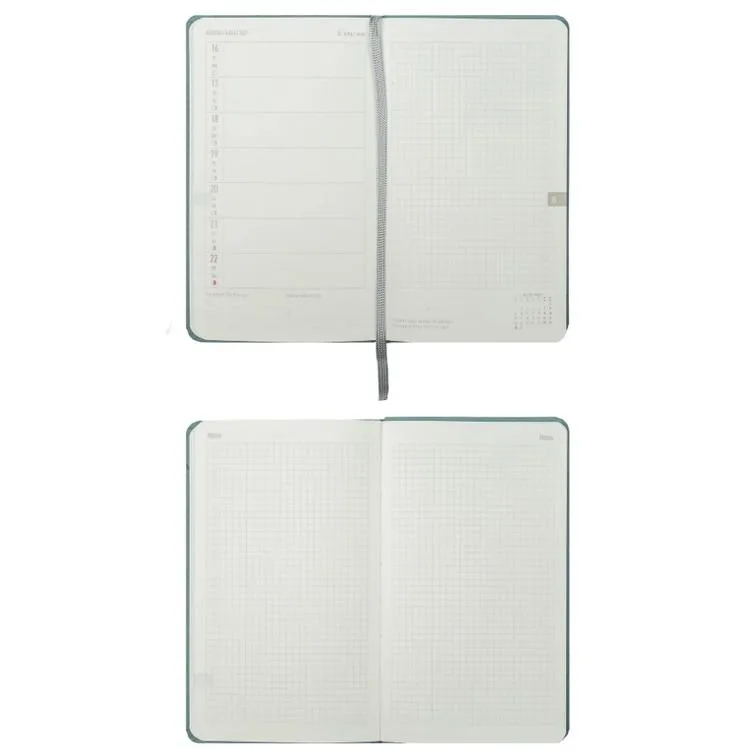 VICTORIA'S JOURNALS 226-4063 10x17 cm CANVAS 100 GR HAFTALIK AJANDA - BORDO