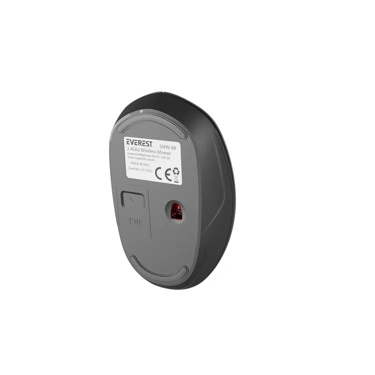 EVEREST SMW-88 USB 2.4Ghz KABLOSUZ MOUSE GRİ