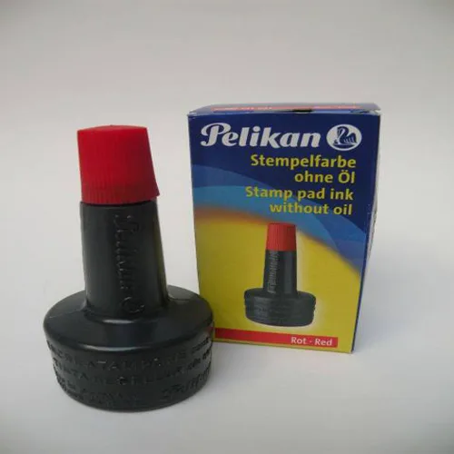 PELİKAN ISTAMPA MÜREKKEP KIRMIZI BASMALI