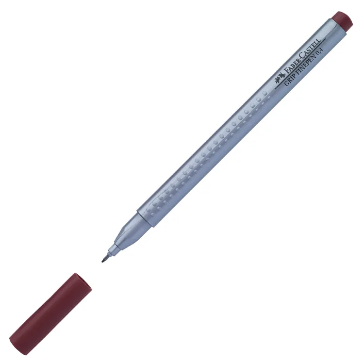 FABER CASTELL GRİP FİNEPEN 0.4mm. AÇIK KAHVE