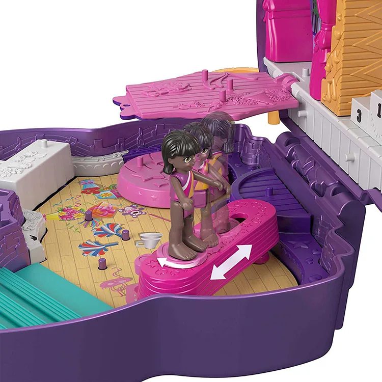 MATTEL FRY35/HCG17 POLLY POCKET VE MACERALARI MİCRO OYUN SETİ SPARKLE STAGE