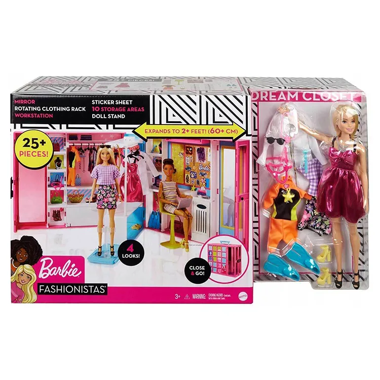MATTEL GBK10 BARBIE'NİN RÜYA DOLABI OYUN SETİ