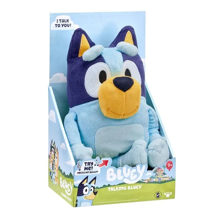 NECOTOYS 17631 BLUEY KONUŞAN PELUŞ FİGÜR 35 cm 3+