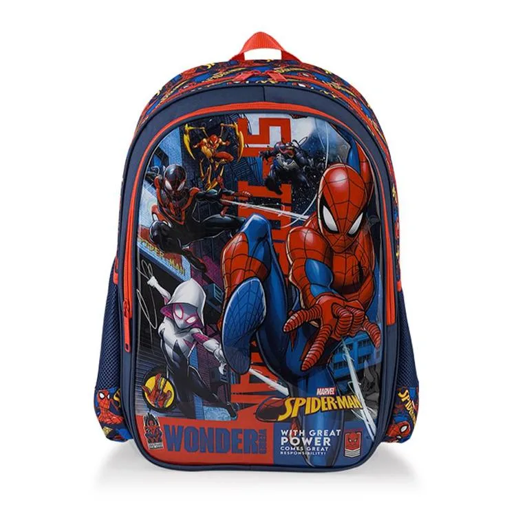 SPIDERMAN 48121 HAWK WONDER 2 BÖLMELİ İLKOKUL SIRT ÇANTASI