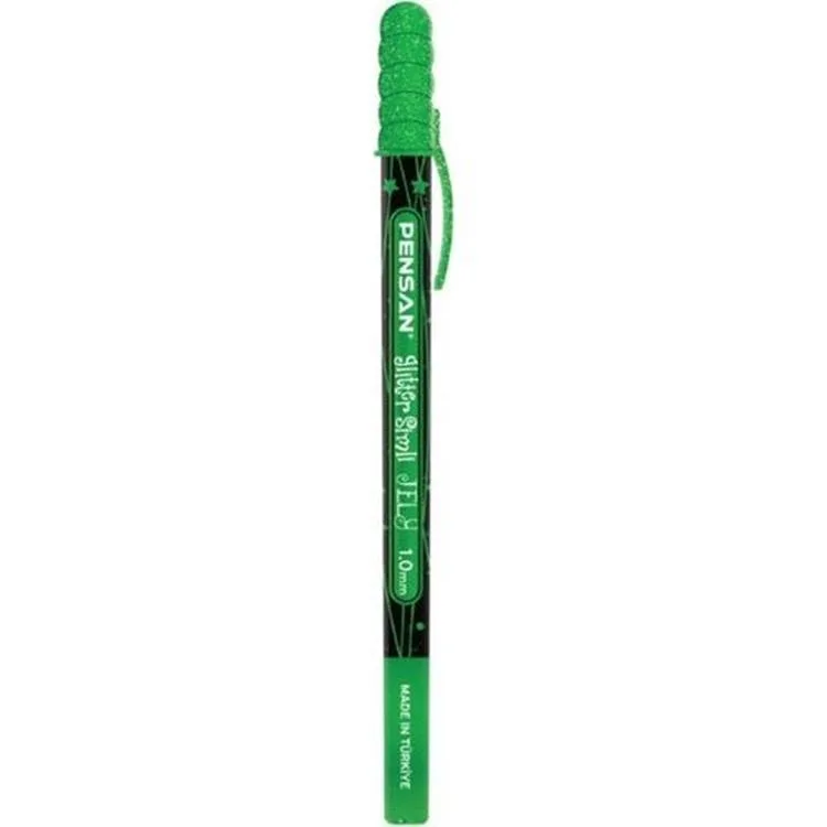PENSAN JELY 2800 GLITTER SİMLİ JEL KALEM 1.0 YEŞİL