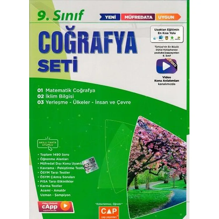 ÇAP YAYINLARI 9. SINIF ANADOLU COĞRAFYA SETİ