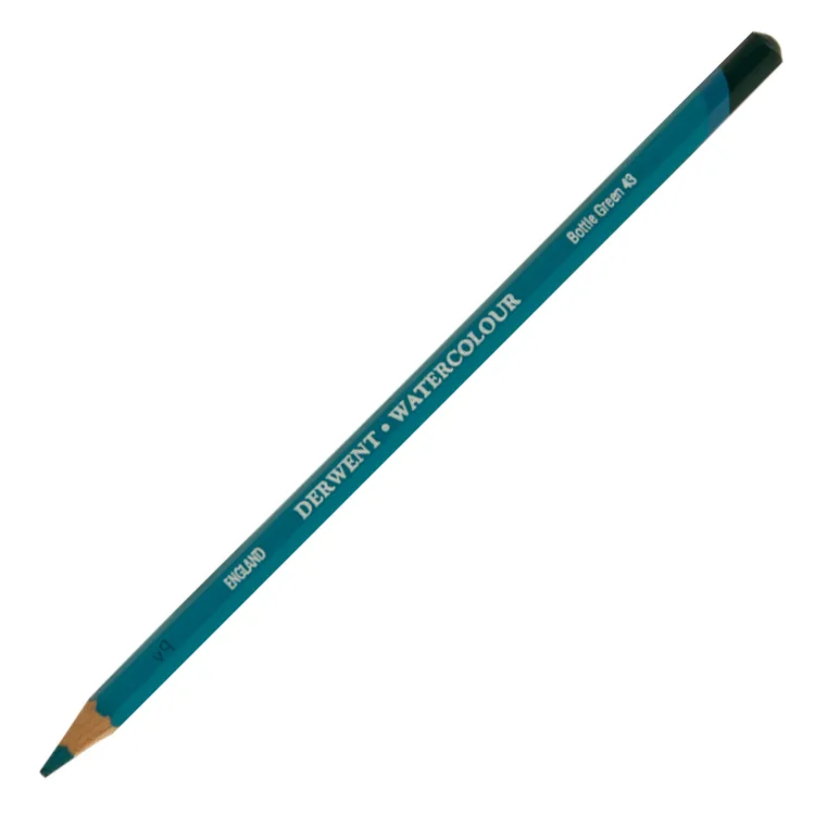 DERWENT NEW WATERCOLOUR PENCIL- SULUBOYA KALEMİ- BOTTLE GREEN 43