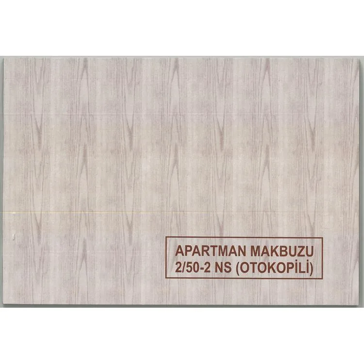 DİLMAN APARTMAN MAKBUZU 2/50-2 NS (OTOKOPİLİ)