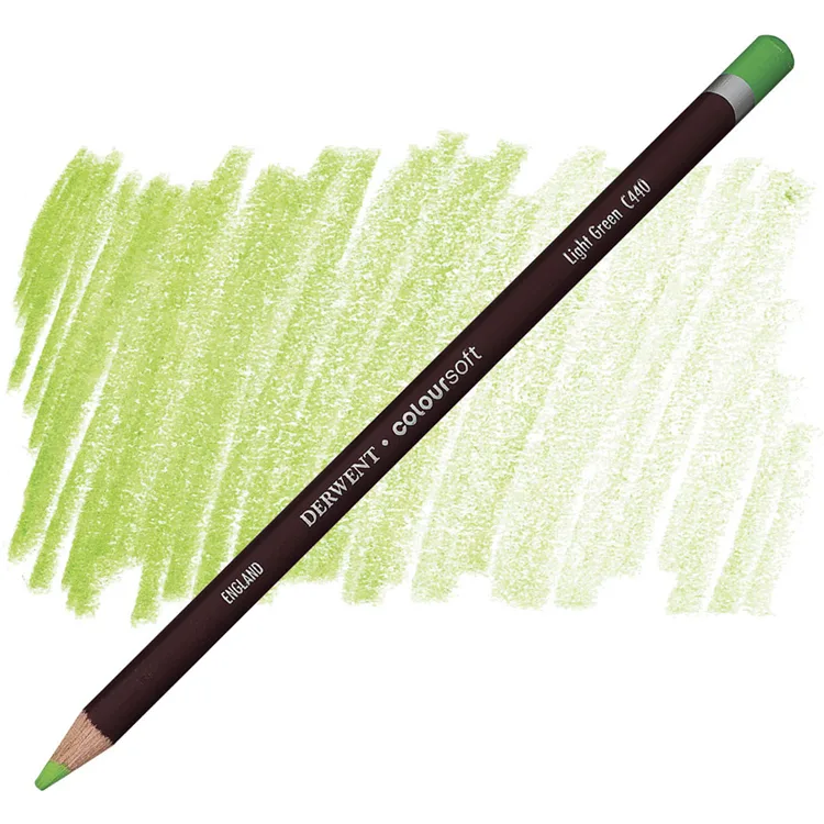 DERWENT COLOURSOFT - YUMUŞAK KURUBOYA KALEMİ- LIGHT GREEN C440