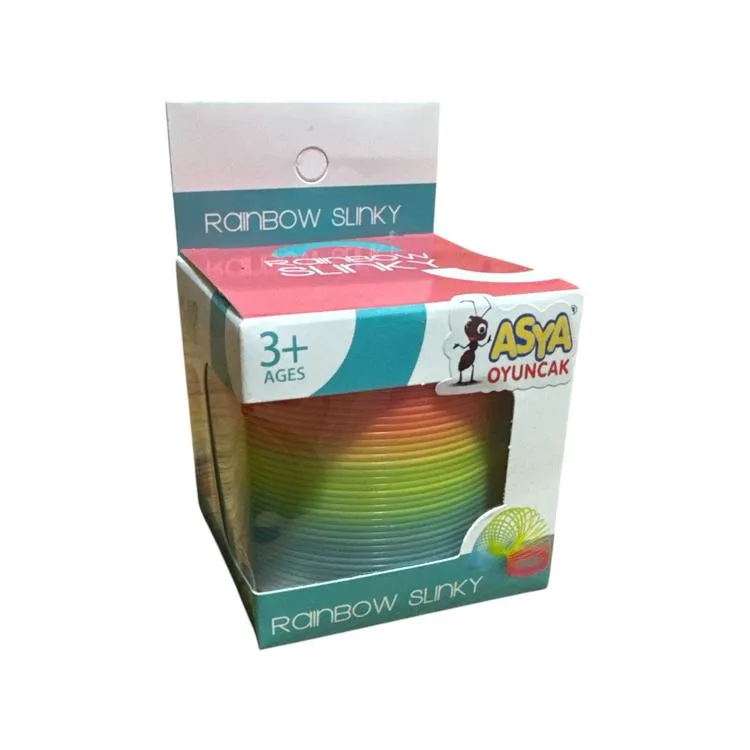 ASYA OYUNCAK BY605 RAINBOW SLINKY STRES YAYI - TEKLİ