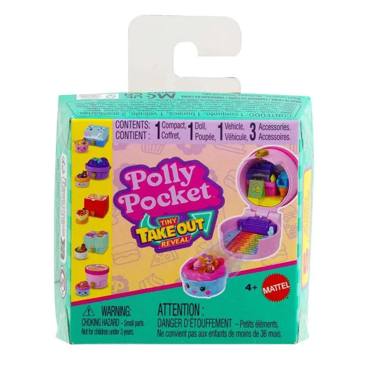 MATTEL JCR44 POLLY POCKET MİNİ SÜRPRİZ PAKETLER SERİSİ 4+ TEKLİ