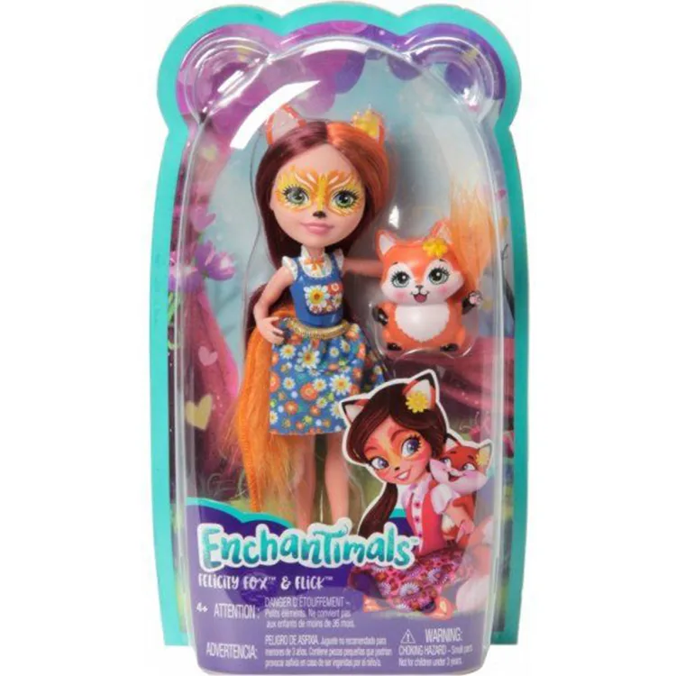 ENCHANTIMALS FELICITY FOX & FLICK ANA KARAKTER BEBEKLER MTL-DVH87/FXM71
