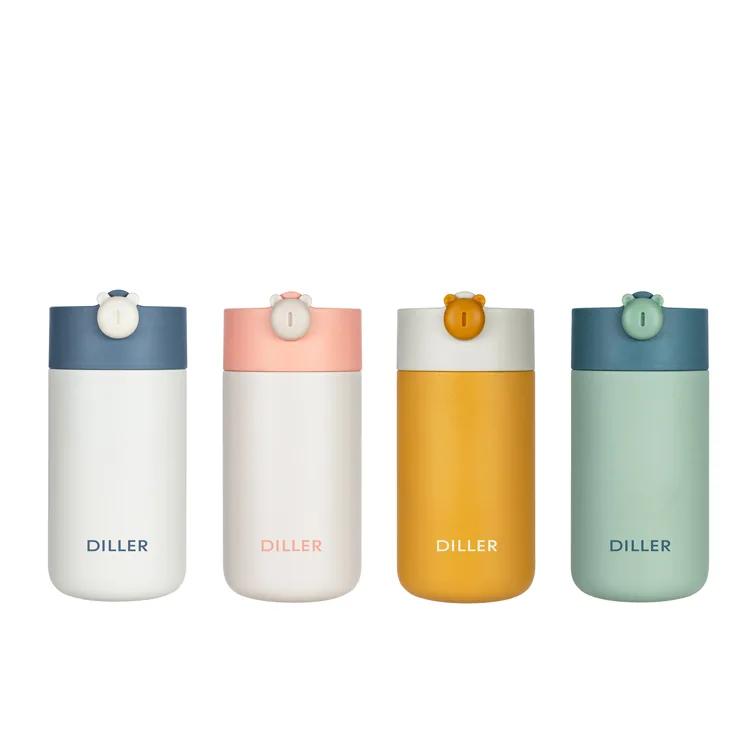 VAGONLİFE DILLER SÜZGEÇLİ SİLİKON KULPLU ÇELİK TERMOS 420ML VGN-8992