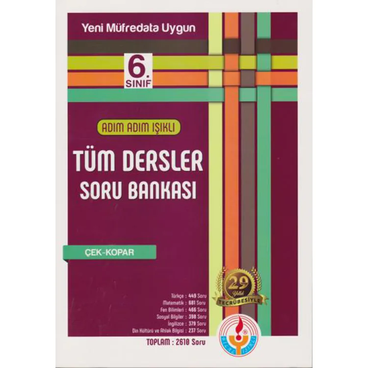 BİLAL IŞIK 6. SINIF ADIM ADIM IŞIKLI TÜM DERSLER SORU BANKASI
